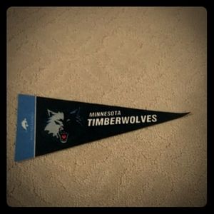 NBA Minnesota Timberwolves 9" X 4"inch pennant
